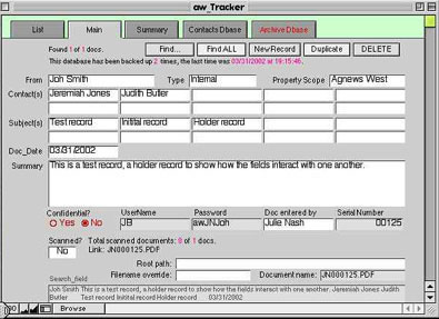 Document Tracking system