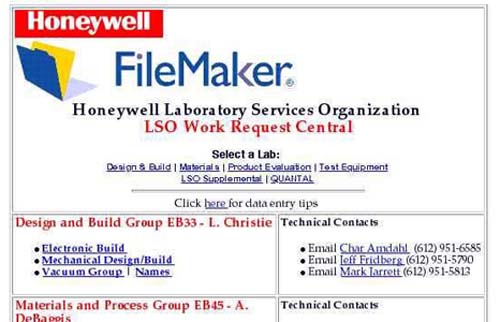 Honeywell LSO Work Request Central
